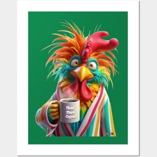 Rooster Coffee by focusln Posters and Art